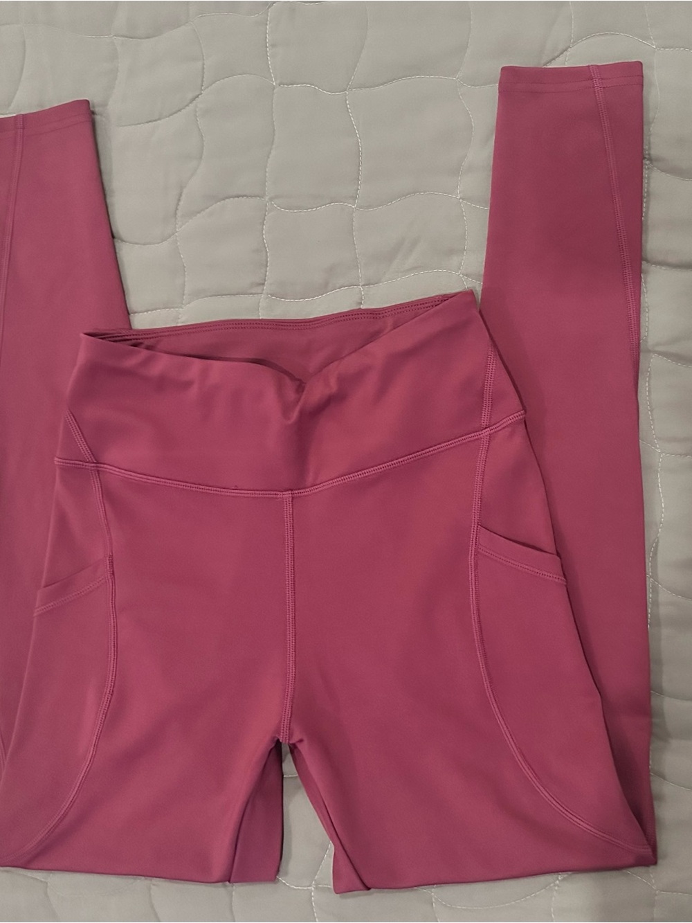High-Rise Pocket Leggings in Mauve Pink